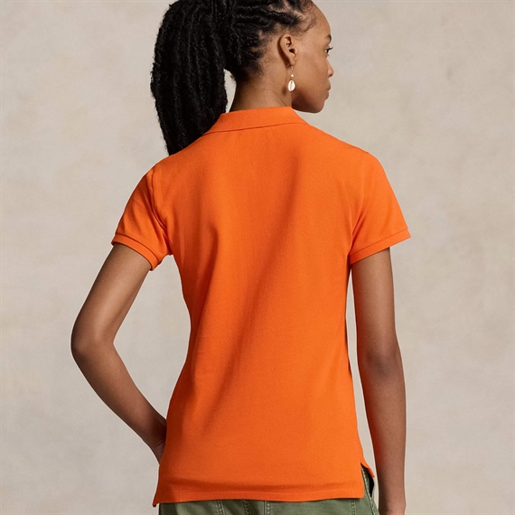 Polo Ralph Lauren Slim Fit Stretch Polo Shirt, Sailing Orange